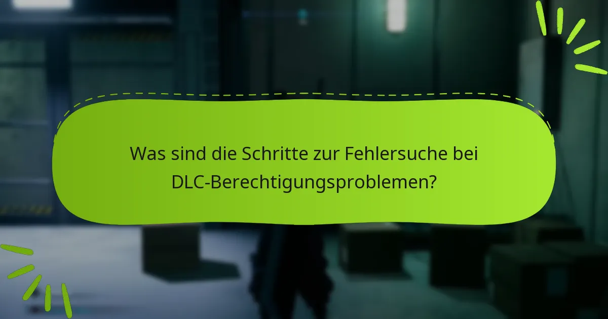 Was sind die Schritte zur Fehlersuche bei DLC-Berechtigungsproblemen?